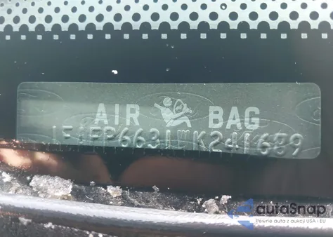 1998 Ford Contour Lx/Sport/Se from USA, damaged, VIN 1FAFP6631WK241689